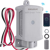 SURAIELEC 15A WiFi timer product shot for remote power control.