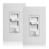 SURAIELEC dimmer 2-pack on/off switch for reliable lighting control.
