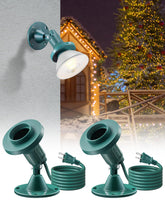 SURAIELEC outdoor flood light holder mounted on wall for versatile yard lighting.