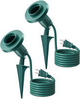 SURAIELEC outdoor flood light holder on stake for yard illumination and curb appeal