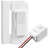 SURAIELEC wireless light switch setup demonstrates easy placement without rewiring