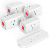 SURNICE remote outlet setup showing plug-in arrangement for quick control
