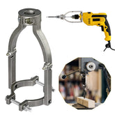 Suteng square hole drill bit adapter enables precise mortising on wood projects.