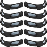 Sutetlw hard hat sweatband in black with absorbent cotton for sweat control.