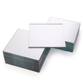 Suwimut square mirror tile 4x4 inches reflecting light for DIY centerpieces