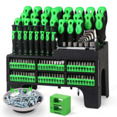 SWANLAKE 118PCS magnetic screwdriver set packaging organized for quick home repairs