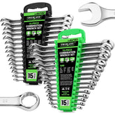 SWANLAKE 30-piece wrench set offers complete metric and SAE coverage for automotive repairs