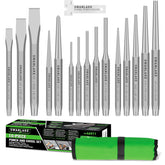SWANLAKE GARDEN TOOLS 16-piece punch set for bolt hole alignment on metal assemblies