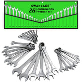 Swanlake wrench set in rollup pouch for easy storage and transport
