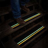 S&X 10-pack outdoor stair treads deliver durable non-slip grip for wet exterior stairs