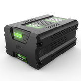 Sydelway 80V battery front view powering Greenworks tools