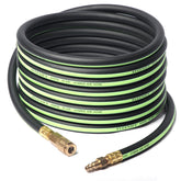 SYEENIFY air hose 38-in x 50-ft, coiled design for easy setup and flexible use