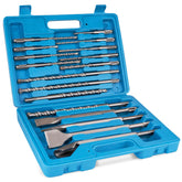 Syizyen SDS Plus drill bits with storage case for easy transport and organized job-site use