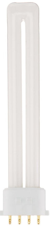 Sylvania 20318 CFL bulb, T4 shape, compact 2GX7 base for tight fixtures.