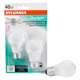 SYLVANIA A15 40W soft white bulb, front view, ideal for cozy living areas.