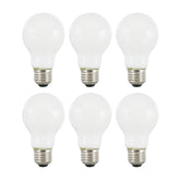 Sylvania TruWave Natural Series A19 bulb pack, top view, delivering soothing natural light for living rooms