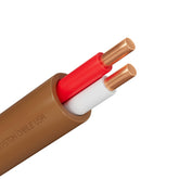 Syston 18/2 thermostat cable with solid copper conductors for reliable low-voltage wiring.