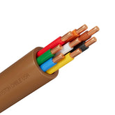Syston thermostat cable with pure copper conductors for durable low-voltage wiring.