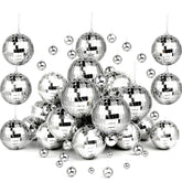 SZFIXEZ mini disco ball 3.15-inch silver ball pack for vibrant party ambiance