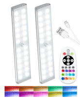SZOKLED motion sensor night light front view showing compact design and glow