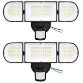 SZPOWER 150W motion sensor outdoor light front view for clear nighttime entry.
