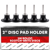 T1A 2-inch conditioning disc pad holder assembly for versatile sanding and polishing