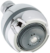 Take A Shower Fire Hydrant Spa Shower Head chrome finish delivers powerful spray for low water pressure.