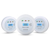 TALLPOWER 2in1 smoke and CO detector front view with quick warning for home safety.