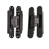 TamBee hidden door hinge with 180-degree swing enabling smooth concealed door operation.