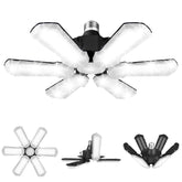 TANBABY upgrade LED garage light with a 6-panel design for full coverage.