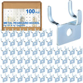 Tandefio pegboard hooks on wall display securely hold frames.