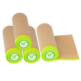 Tangibay pre-taped masking paper covers skirting for a clean paint edge.