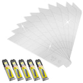 TANOSHII 50-pack 25mm knife blade dispenser for quick blade changes.