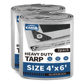 TARPAL heavy-duty tarp with reinforced edges provides durable outdoor protection.