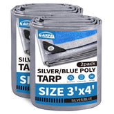 TARPAL 3x4 ft tarp two-pack shields outdoor gear from rain