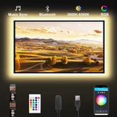 Tatazone TV backlight RGBWW for 60-65 inch screens enhances immersion