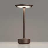 TBBGA rechargeable table lamp brown body, sleek design for ambient table lighting