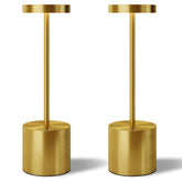 TBBGA LED cordless table lamps two-pack on a table for versatile lighting