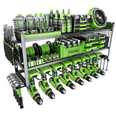 Tccxfot power tool organizer on wall with a 3-layer design for an organized workspace