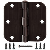TDCHINGES front-door hinge with round corners for smooth interior operation
