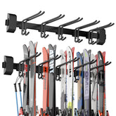 Tdrynl 32-inch ski wall rack mounted on a wall for organized gear.