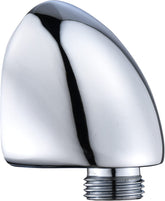 Tearel wall-mount elbow 90-degree chrome enables flexible installation for handheld showers.