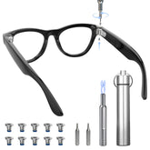 TECBUDD ray-ban-meta-screws-10-pack enables secure hinge alignment.