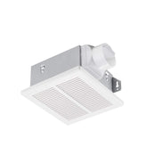 Tech Drive bathroom fan 50 CFM for compact bathrooms delivers strong airflow