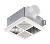 Tech Drive very quiet bathroom exhaust fan delivering 50 CFM for moisture control.