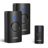 TECKNET Wireless Doorbell shows 1312ft range for large spaces and classrooms