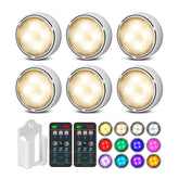 TECOMLIGHT puck light with remote control for cabinet lighting