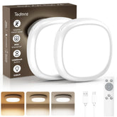 Tedmos shower light with motion sensor and remote for hands-free bathroom lighting.