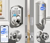 TEEHO TE012W-K front door setup enables seamless keyless entry