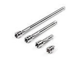 TEKTON 3/8 in drive extension 1 in with knurled grip for easier fastener access